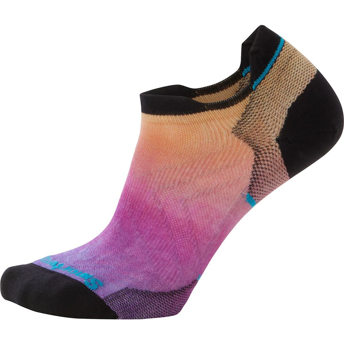 Smartwool Run Zero Cushion Ombre Print Low Ankle Sock - Women's