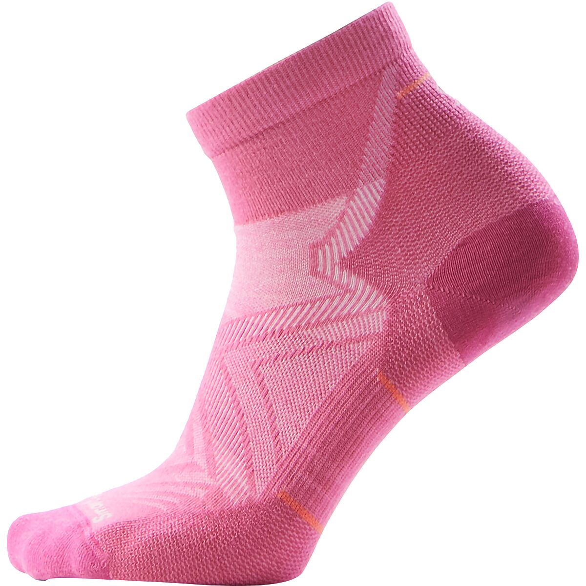 Image of Smartwool Run Zero Cushion Ankle Sock - Women's Garden Pink, M