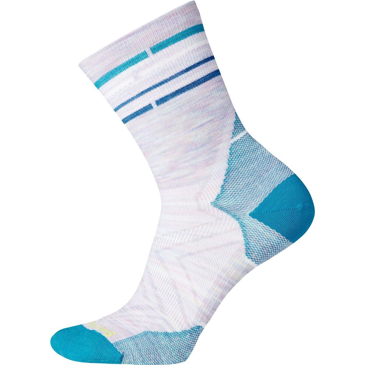 Smartwool Run Zero Cushion Mid Crew Sock - Women's Purple Eclipse, M