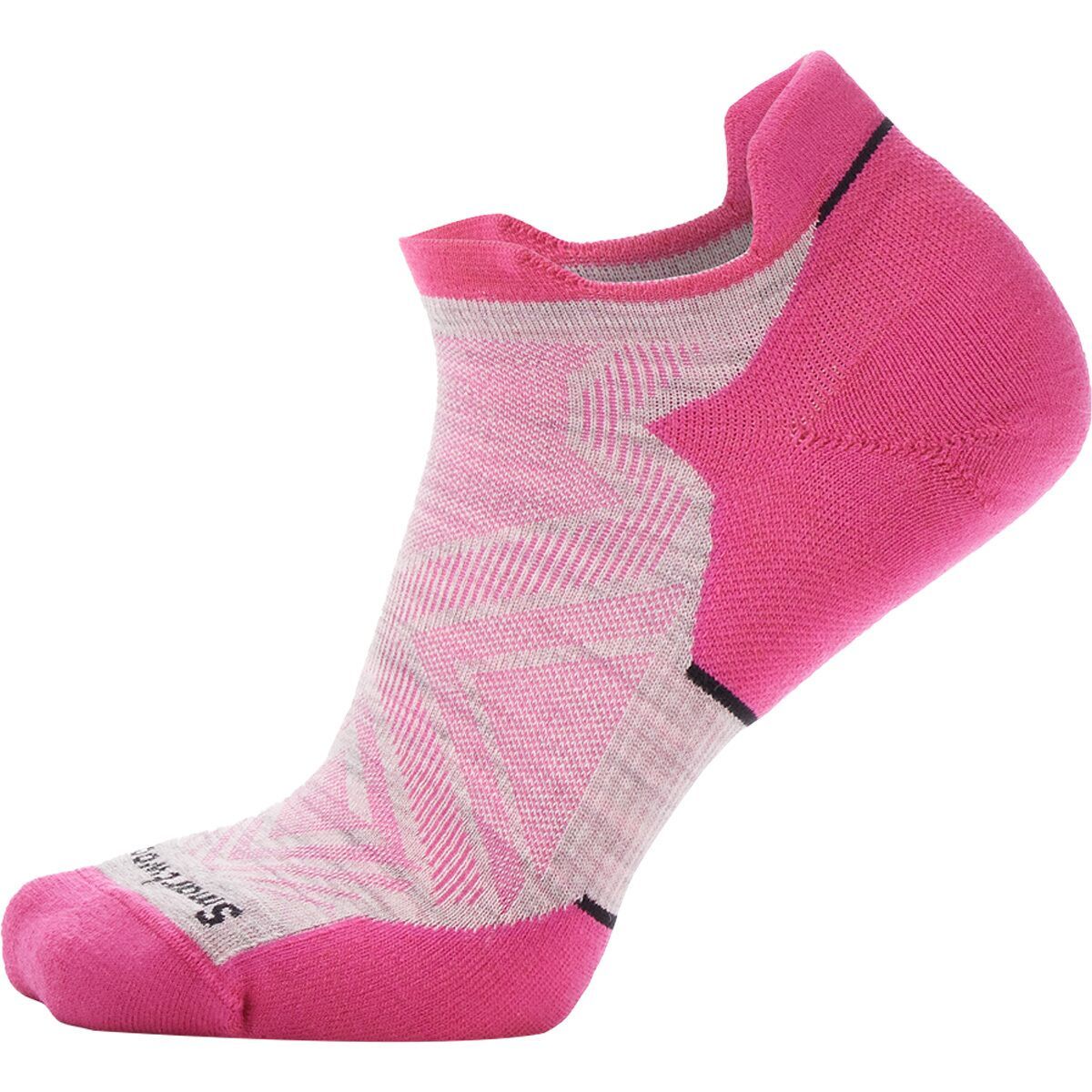 Smartwool Run Targeted Cushion Low Ankle Sock - Women's Ash/Power Pink, S