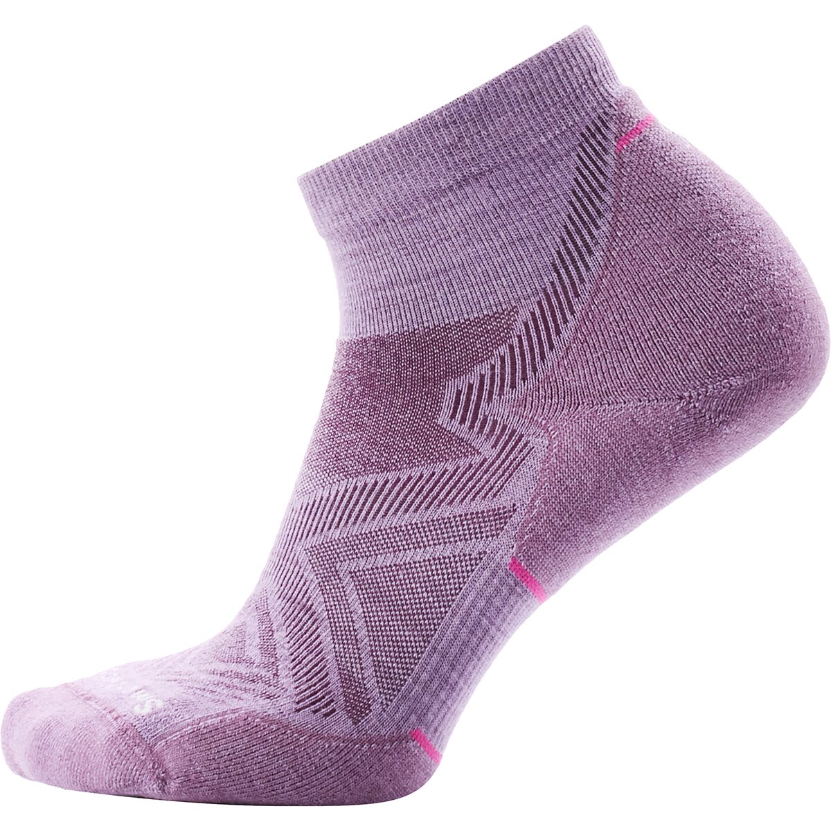 Image of Smartwool Run Targeted Cushion Ankle Sock - Women's Purple Dawn, M