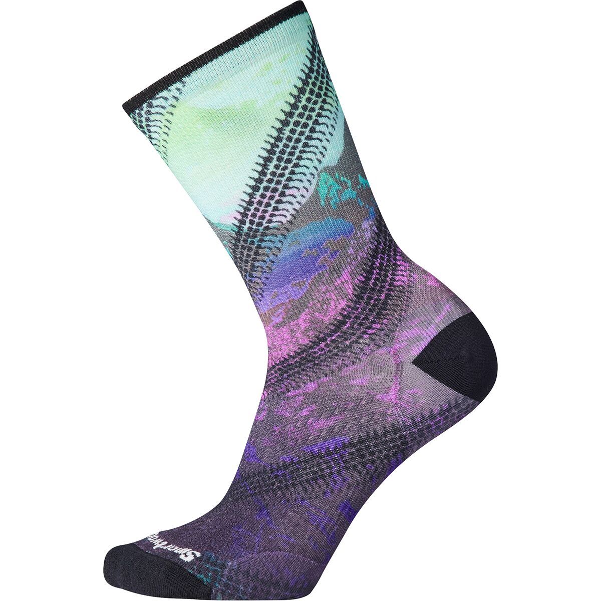 Smartwool Cycle Zero Cushion Mountain Print Crew Sock - Women's