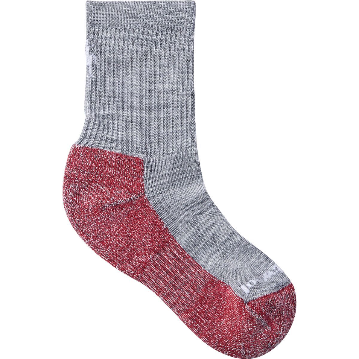 Smartwool Hike Light Cushion Crew Sock - Kids' Light Gray, S