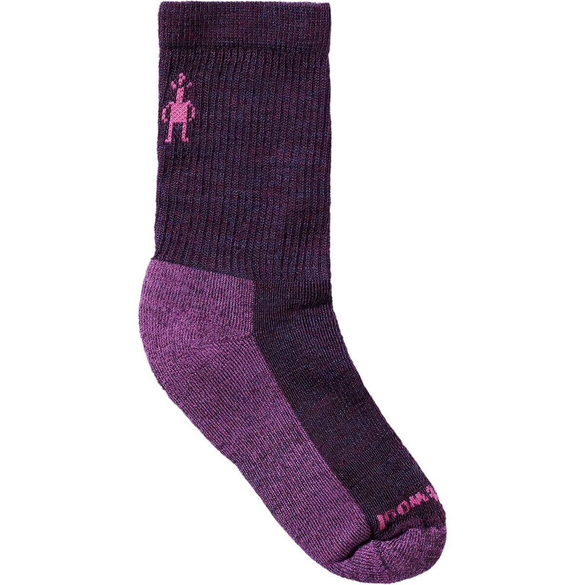 Image of Smartwool Hike Light Cushion Crew Sock - Kids' Purple Iris, S