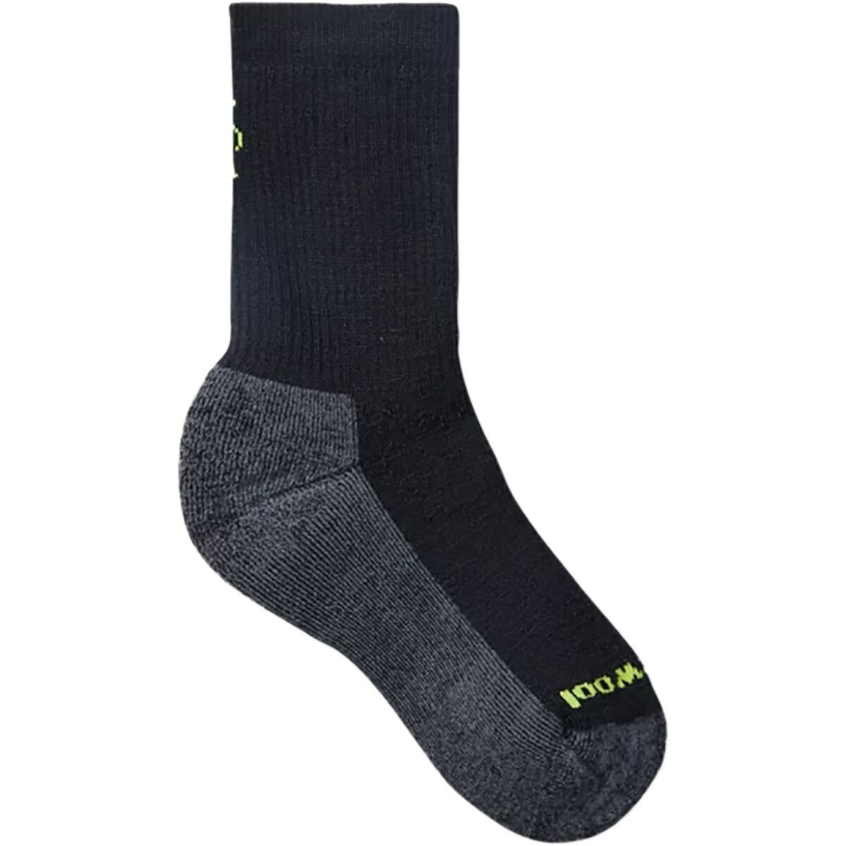 Smartwool Hike Full Cushion Crew Sock - Kids' Black, L