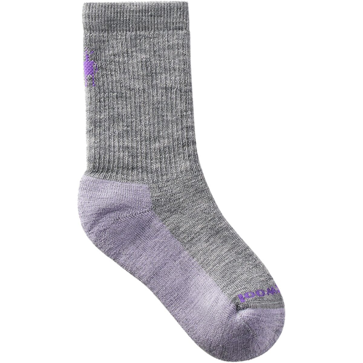 Smartwool Hike Full Cushion Crew Sock - Kids' Light Gray, L