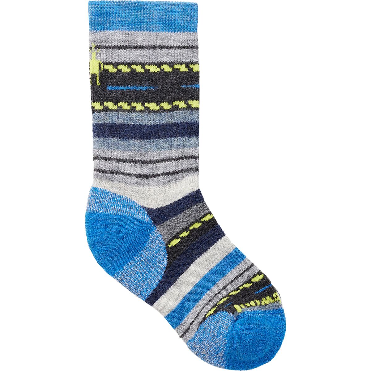 Smartwool Smartwool Hike Full Cushion Margarita Crew Sock - Kids' Laguna Blue, L