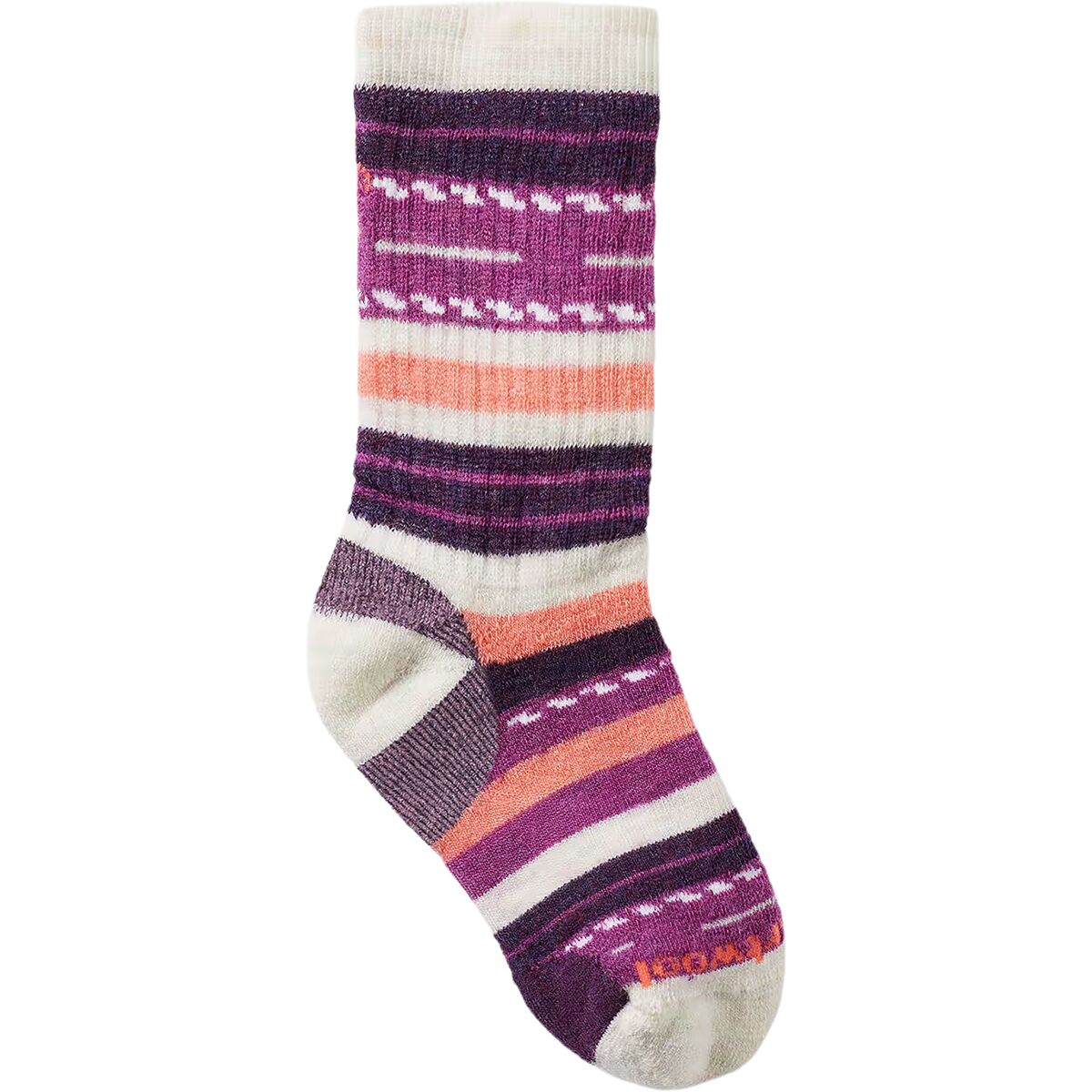 Image of Smartwool Hike Full Cushion Margarita Crew Sock - Kids' Moonbeam, M