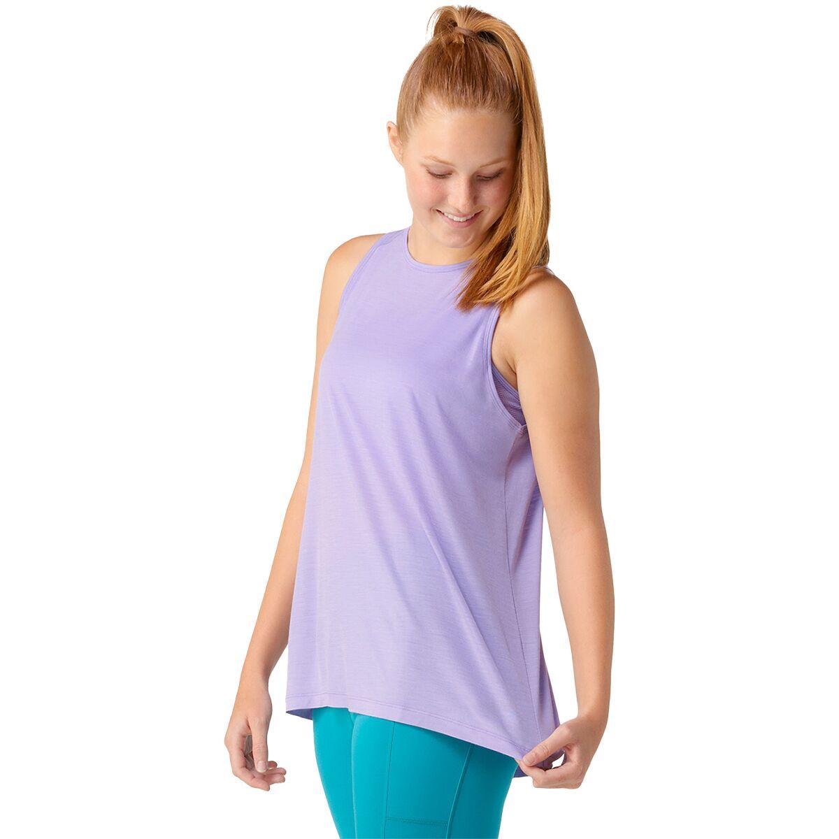 Smartwool Merino Sport 120 High Neck Tank Top - Women's Ultra Violet, S