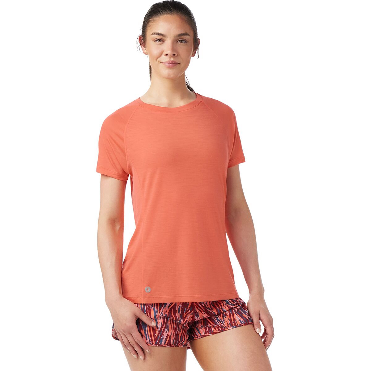 Image of Smartwool Merino Sport Ultralite Short-Sleeve Shirt - Women's Coral Reef, S