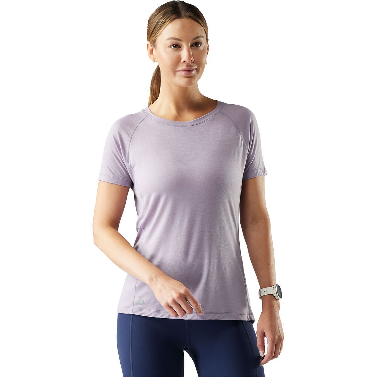 Image of Smartwool Merino Sport Ultralite Short-Sleeve Shirt - Women's Purple Storm, S
