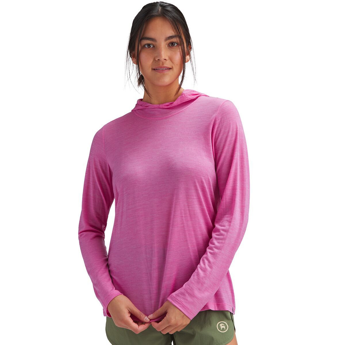 Smartwool Merino Sport Ultralite Hoodie - Women's Fiji Flower Heather, XL