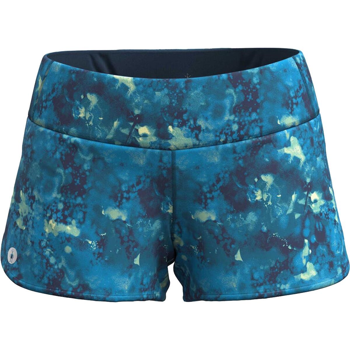 Smartwool Merino Sport Lined Short - Women's Twilight Blue Watercolor, L