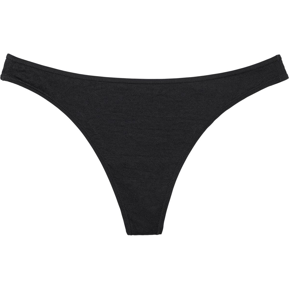 Women's Merino Thong Briefs Black - Underwear ❤️ menique
