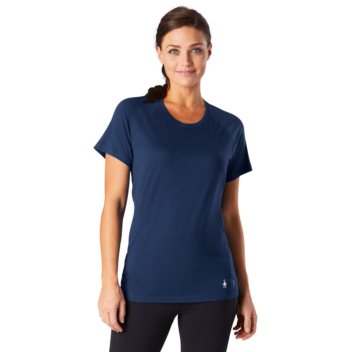 Smartwool Merino Plant-Based Dye Short-Sleeve T-Shirt - Women's Indigo Blue