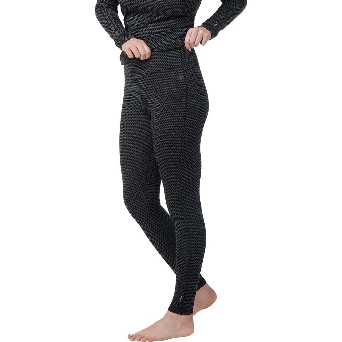Smartwool Classic Thermal Merino Base Layer Pattern Bottom - Women's Black Dot, M
