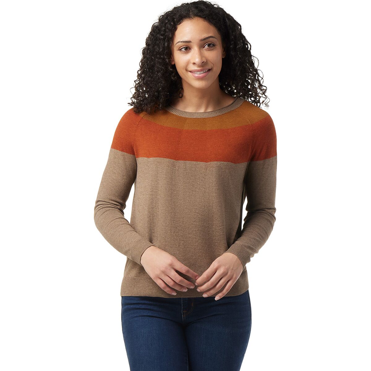Edgewood Colorblock Crew Sweater - Women