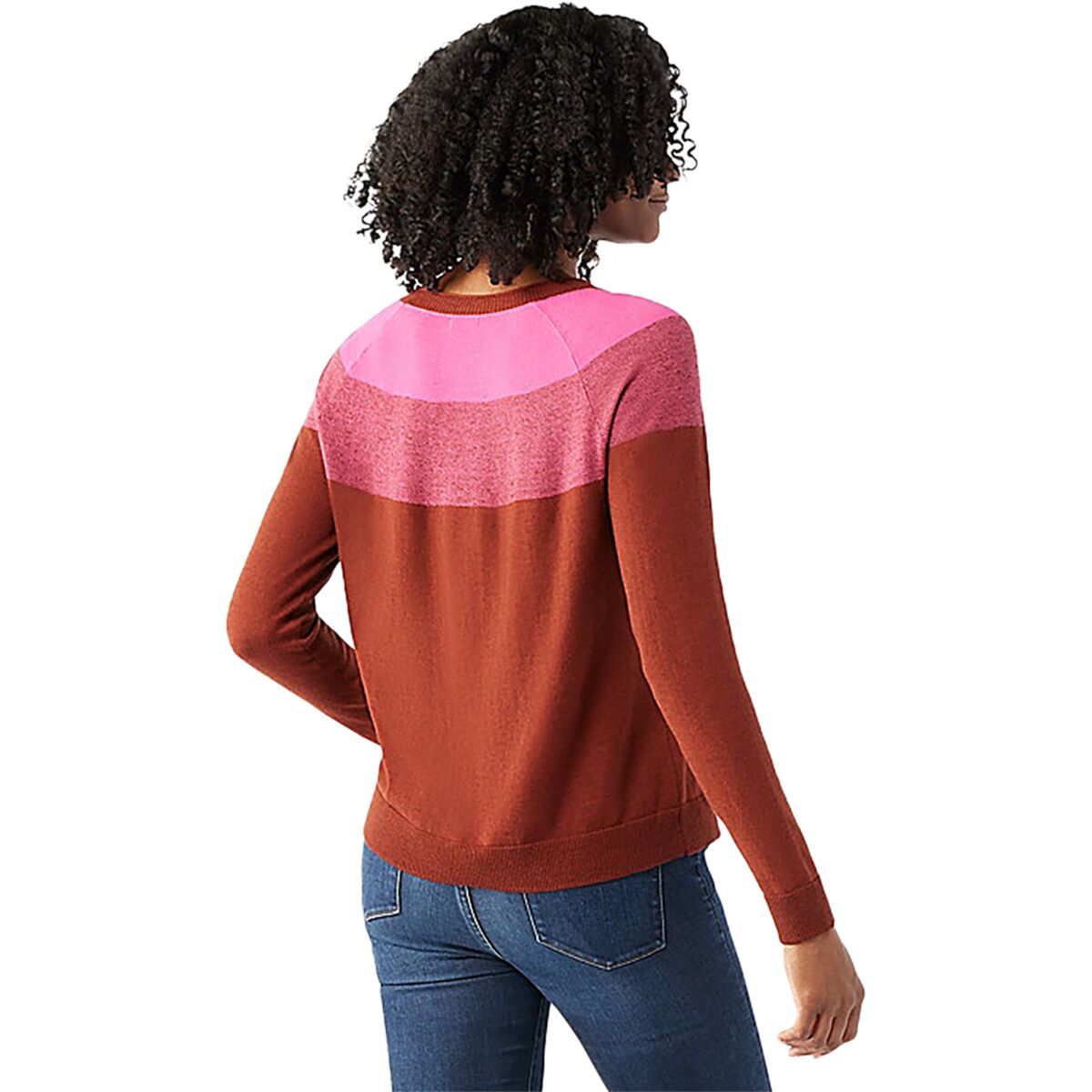 Smartwool Edgewood Colorblock Crew Sweater - Women's - Clothing