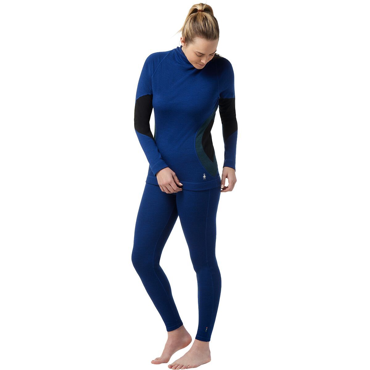 Smartwool Thermal Merino High Neck Top - Women's Blueberry Hill Heather, S