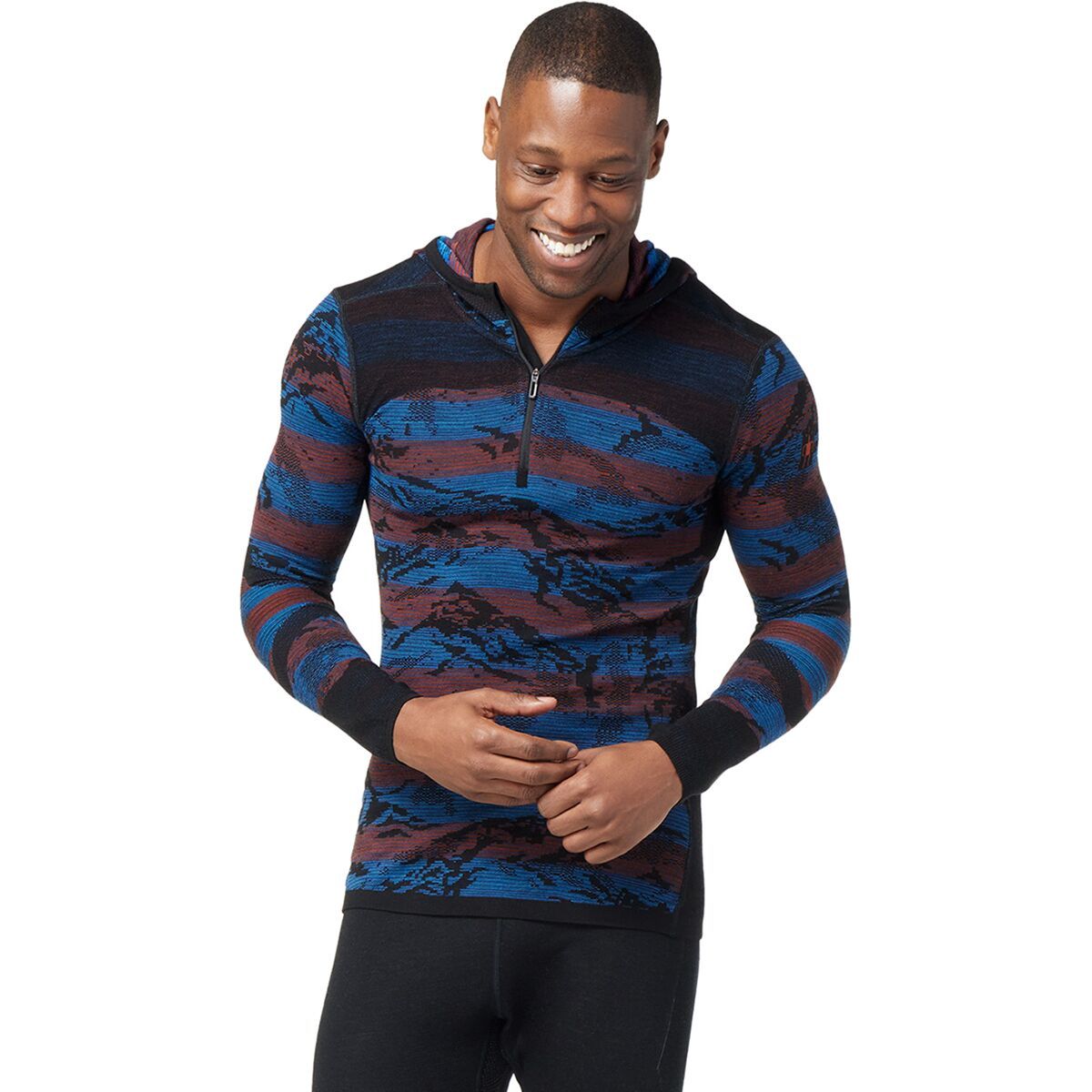 Smartwool Intraknit Thermal Merino Pattern 1/2-Zip Hoodie - Men's