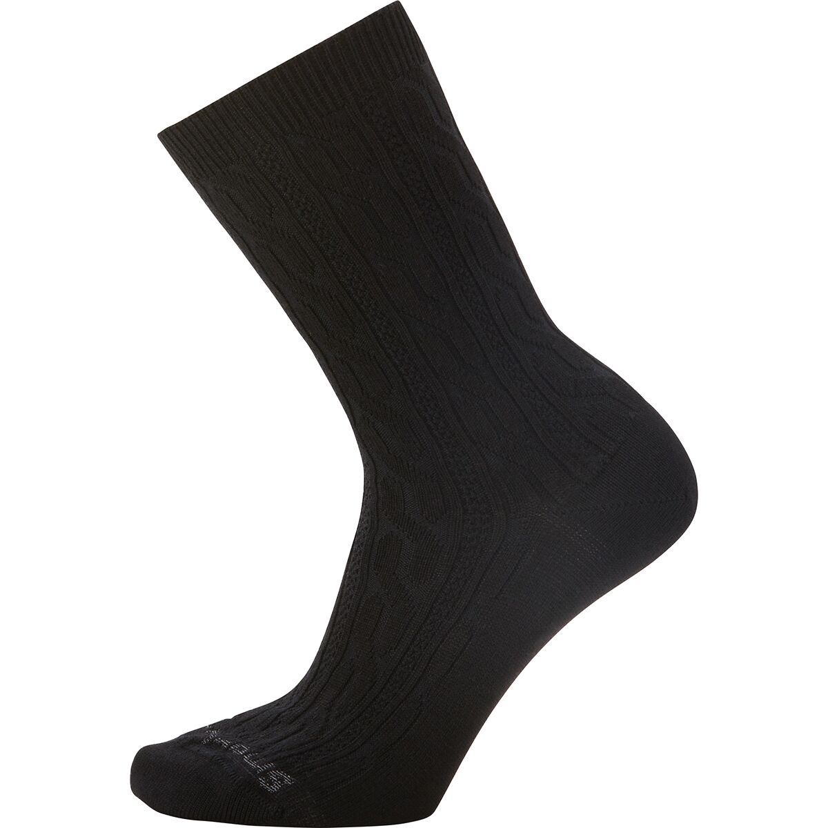 Image of Smartwool Everyday Cable Crew Sock - Women's Black, S