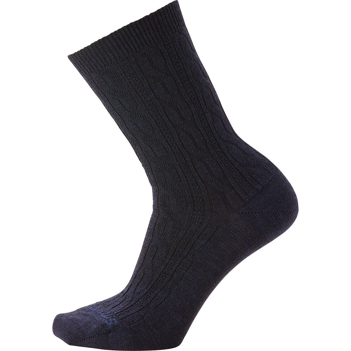 Image of Smartwool Everyday Cable Crew Sock - Women's Deep Navy Heather, M