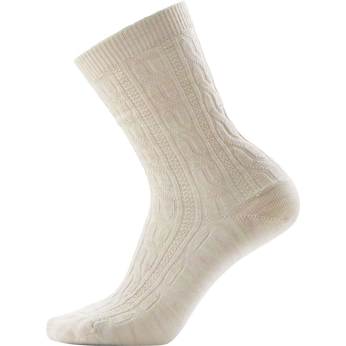 Image of Smartwool Everyday Cable Crew Sock - Women's Moonbeam, L