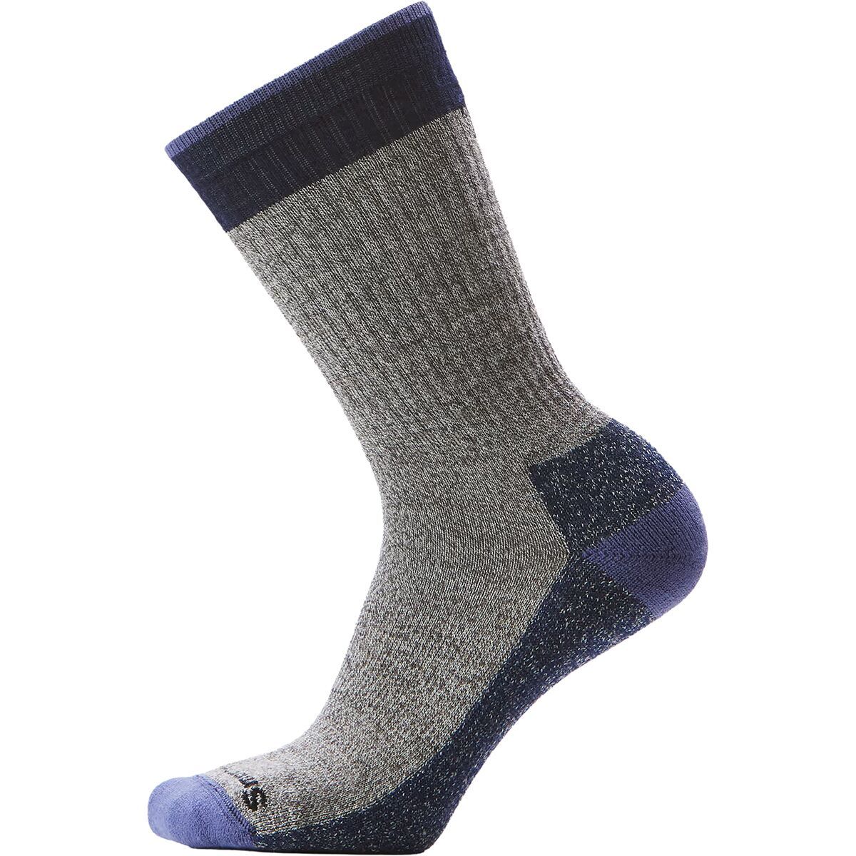 Image of Smartwool Everyday Rollinsville Crew Sock Fossil/Navy, XL