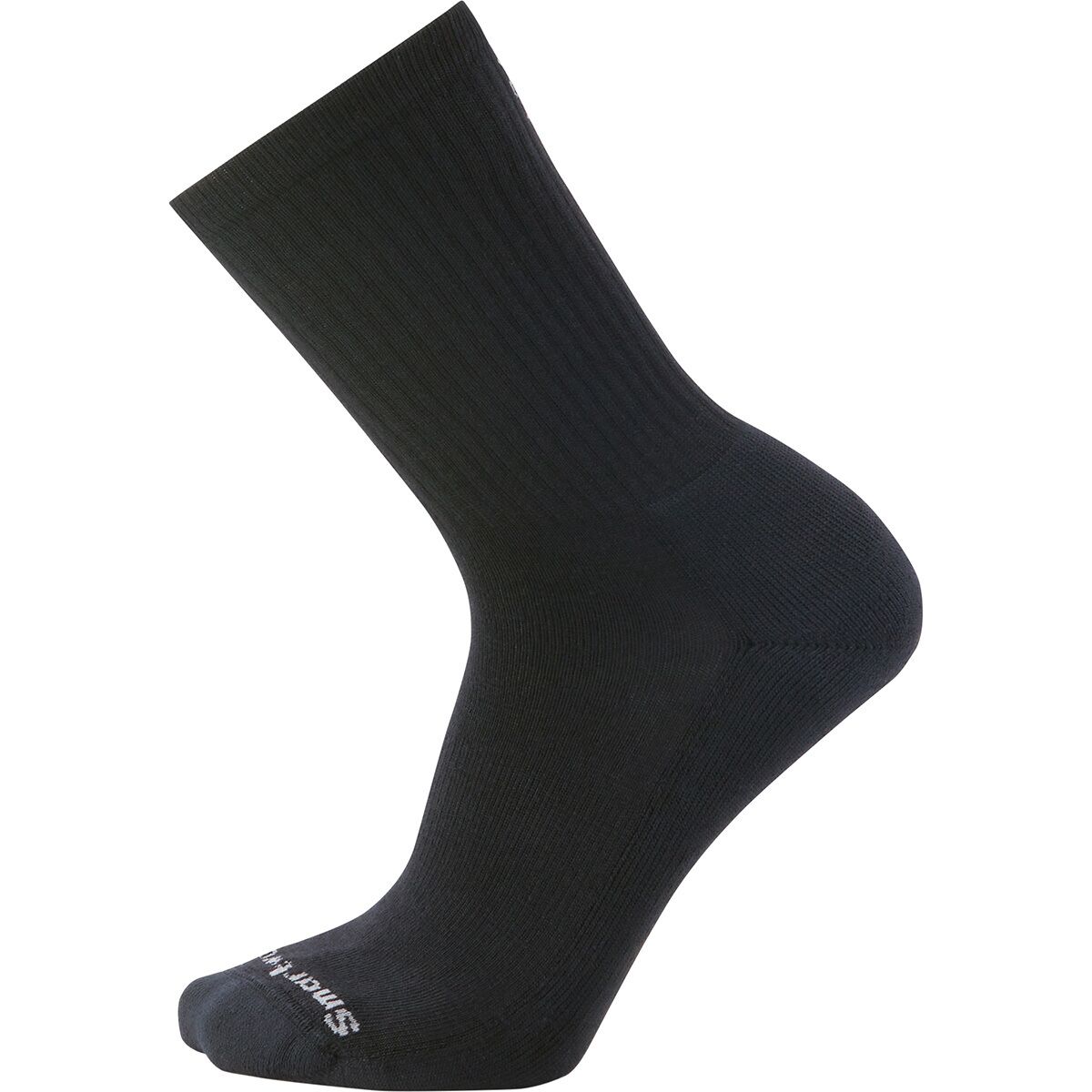 Image of Smartwool Everyday Solid Rib Crew Sock Black, L