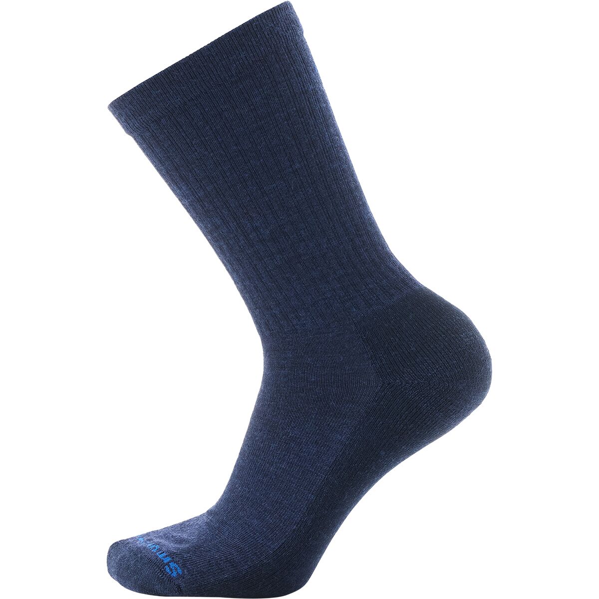 Image of Smartwool Everyday Solid Rib Crew Sock Deep Navy, L