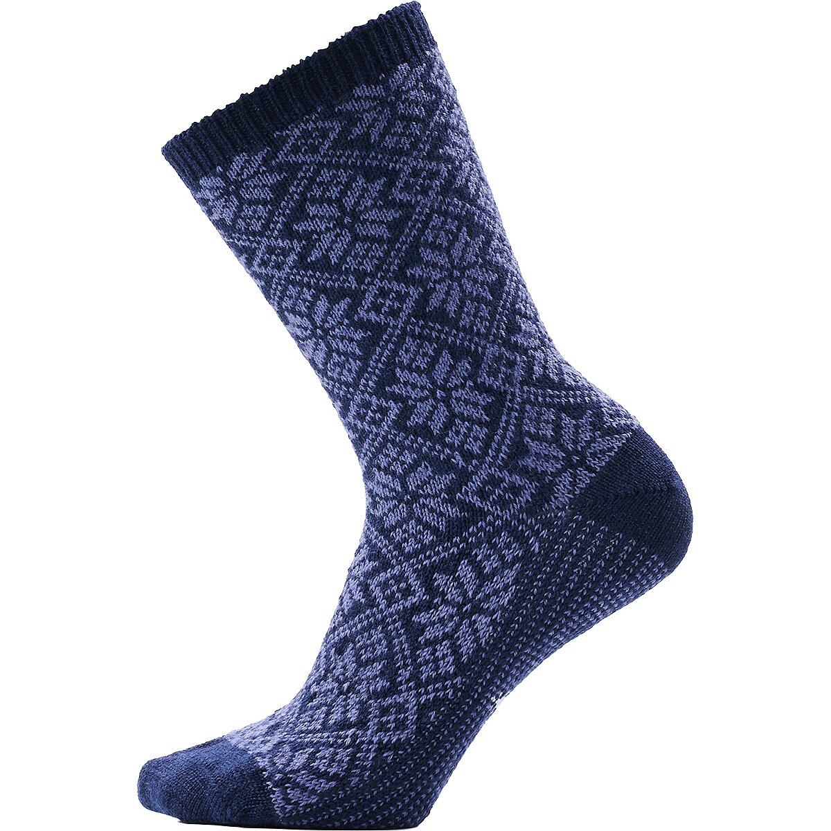 Image of Smartwool Everyday Traditional Snowflake Crew Sock - Women's Deep Navy, S