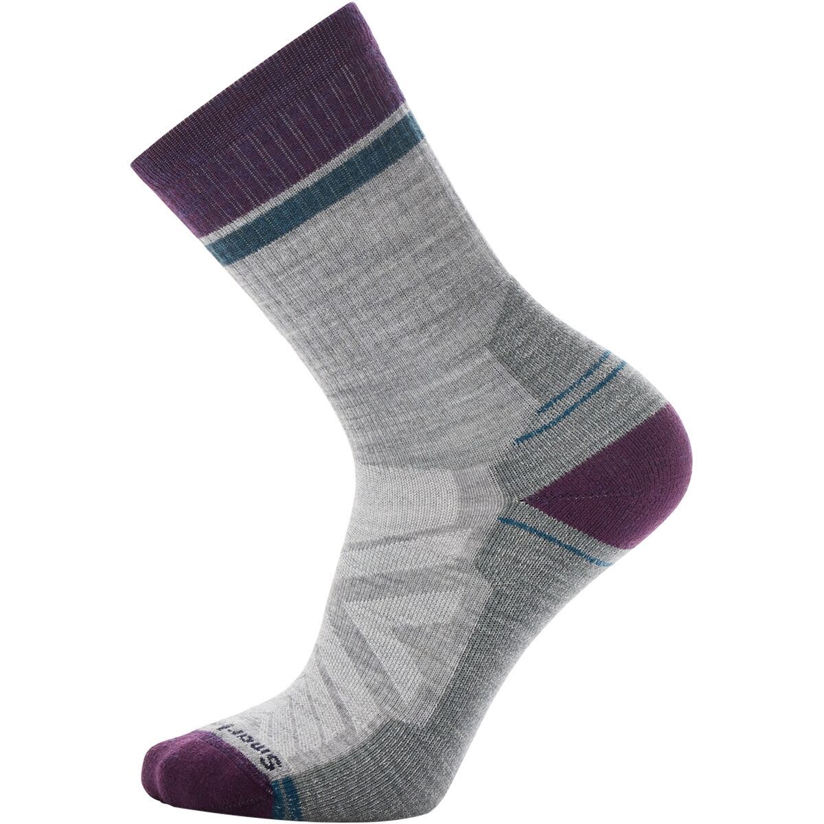Smartwool Hike Light Cushion Winding Trail Crew Sock - Men's Light Gray, L
