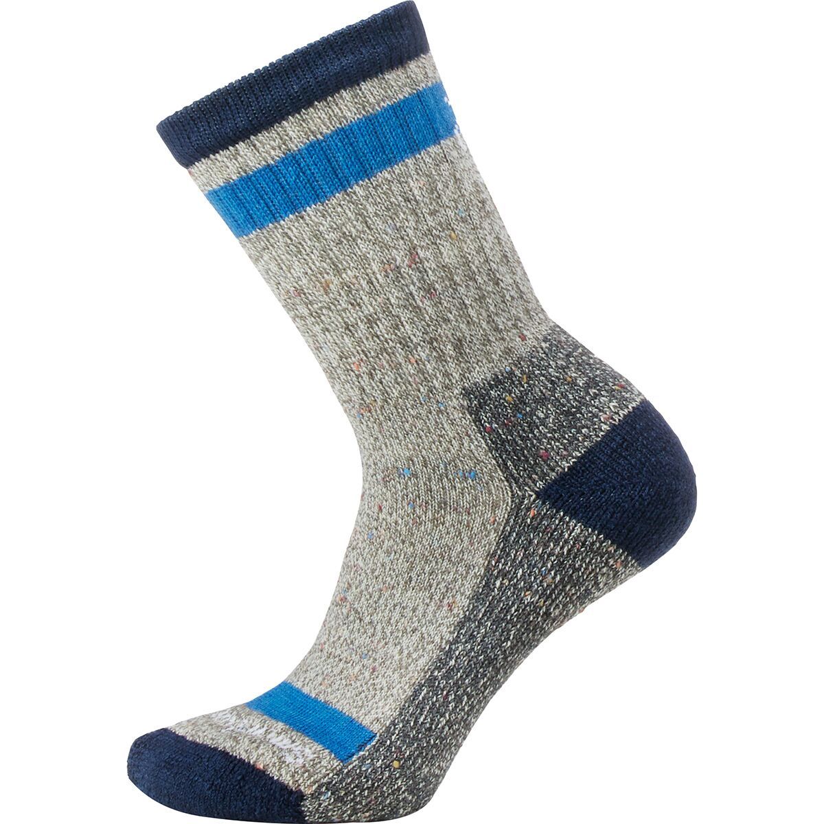 Image of Smartwool Larimer Crew Sock - Men's Taupe/Natural Marl, L