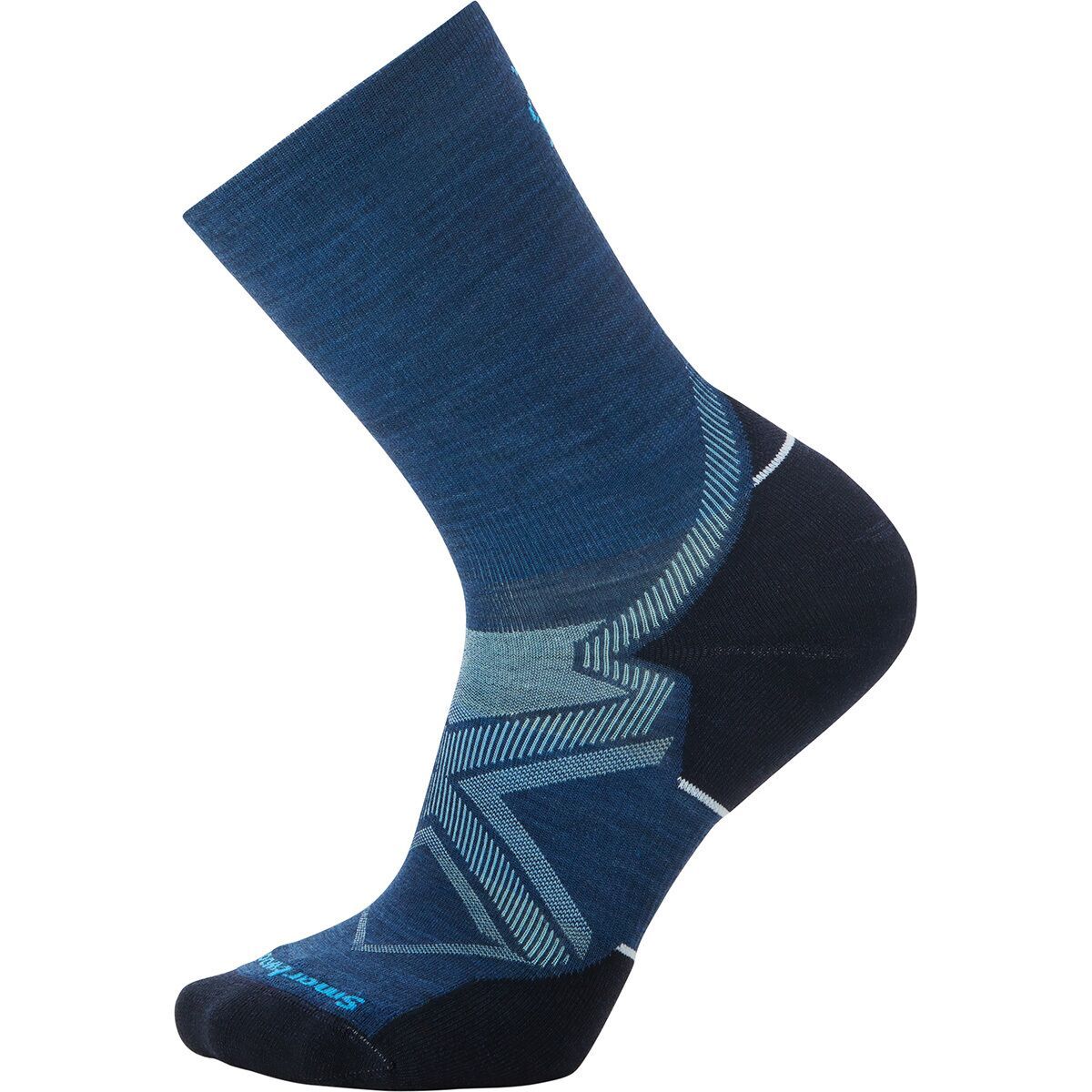 Image of Smartwool Run Cold Weather Targeted Cushion Crew Sock Alpine Blue, L