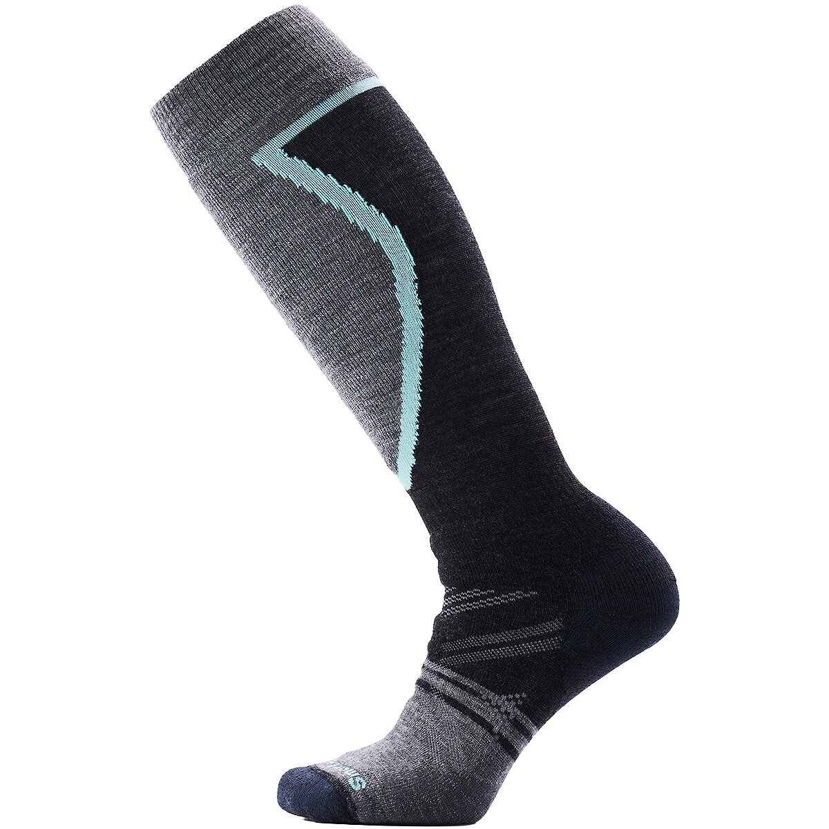 Image of Smartwool Ski Full Cushion OTC Sock - Women's Charcoal, S
