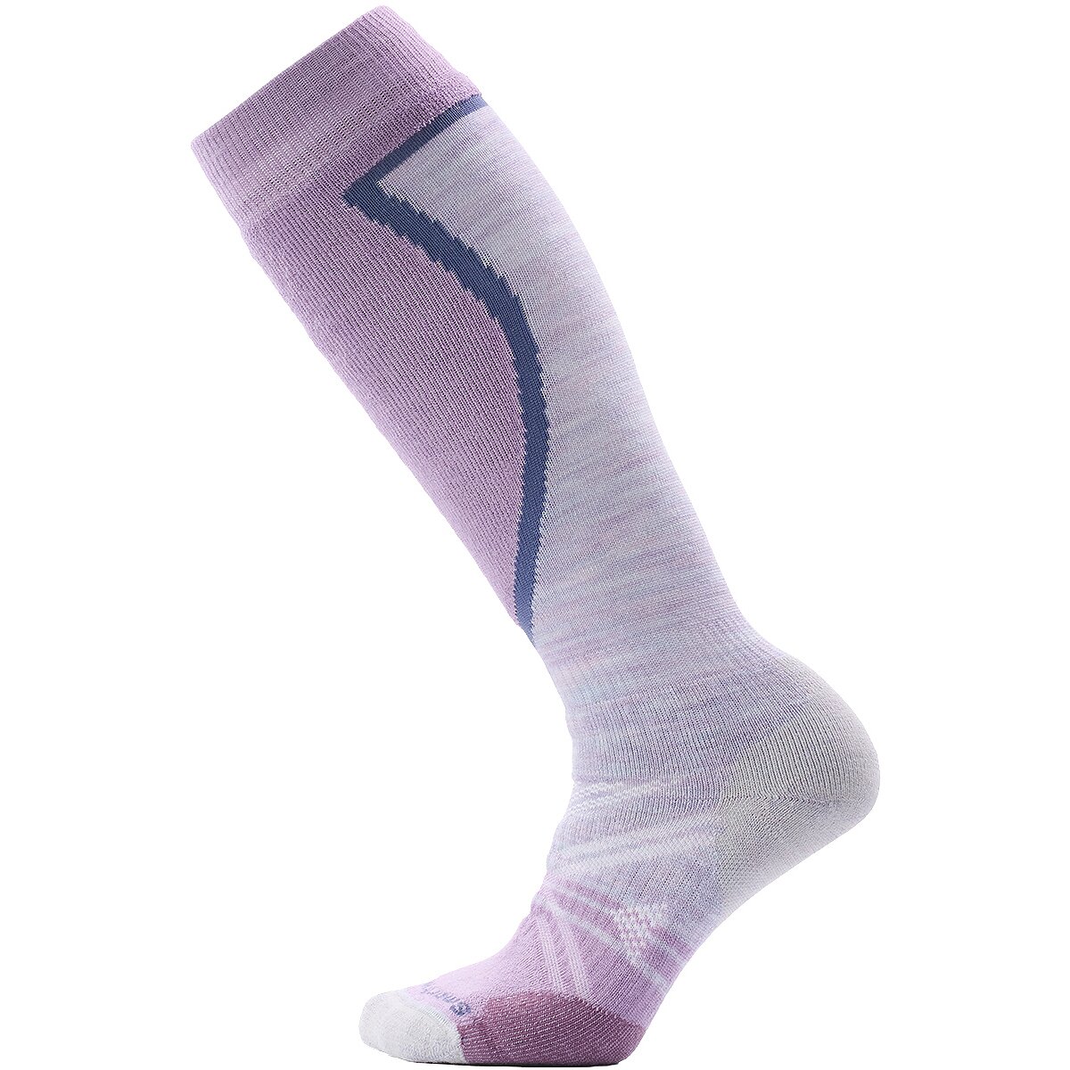 Image of Smartwool Ski Full Cushion OTC Sock - Women's Purple Eclipse, S