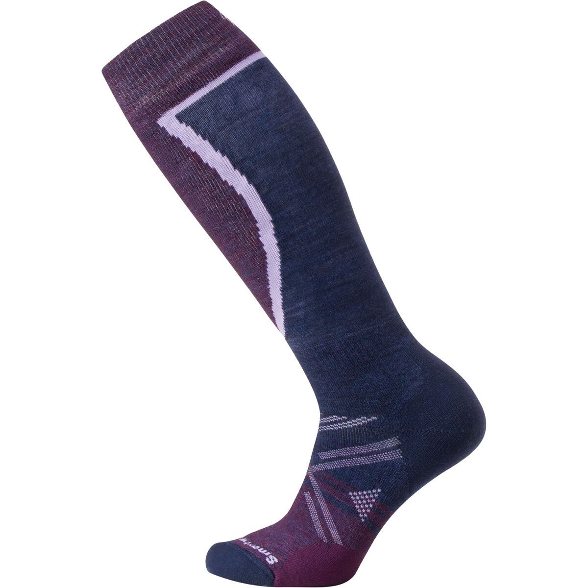 Smartwool Ski Full Cushion OTC Sock - Women's Purple Iris, L