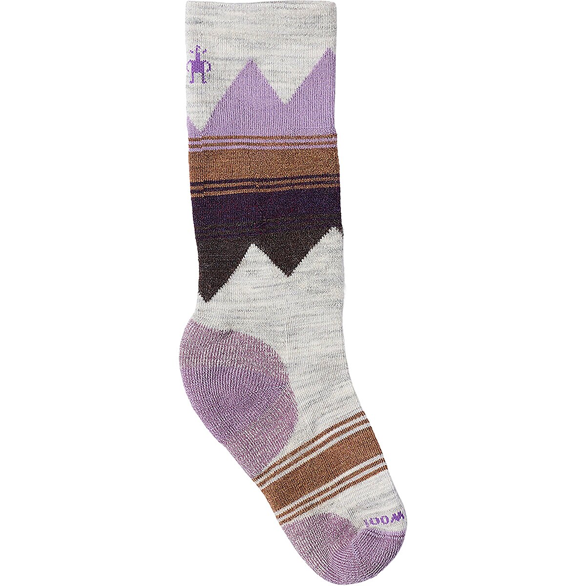 Image of Smartwool Ski Light Cushion OTC Sock - Kids' Ash, L