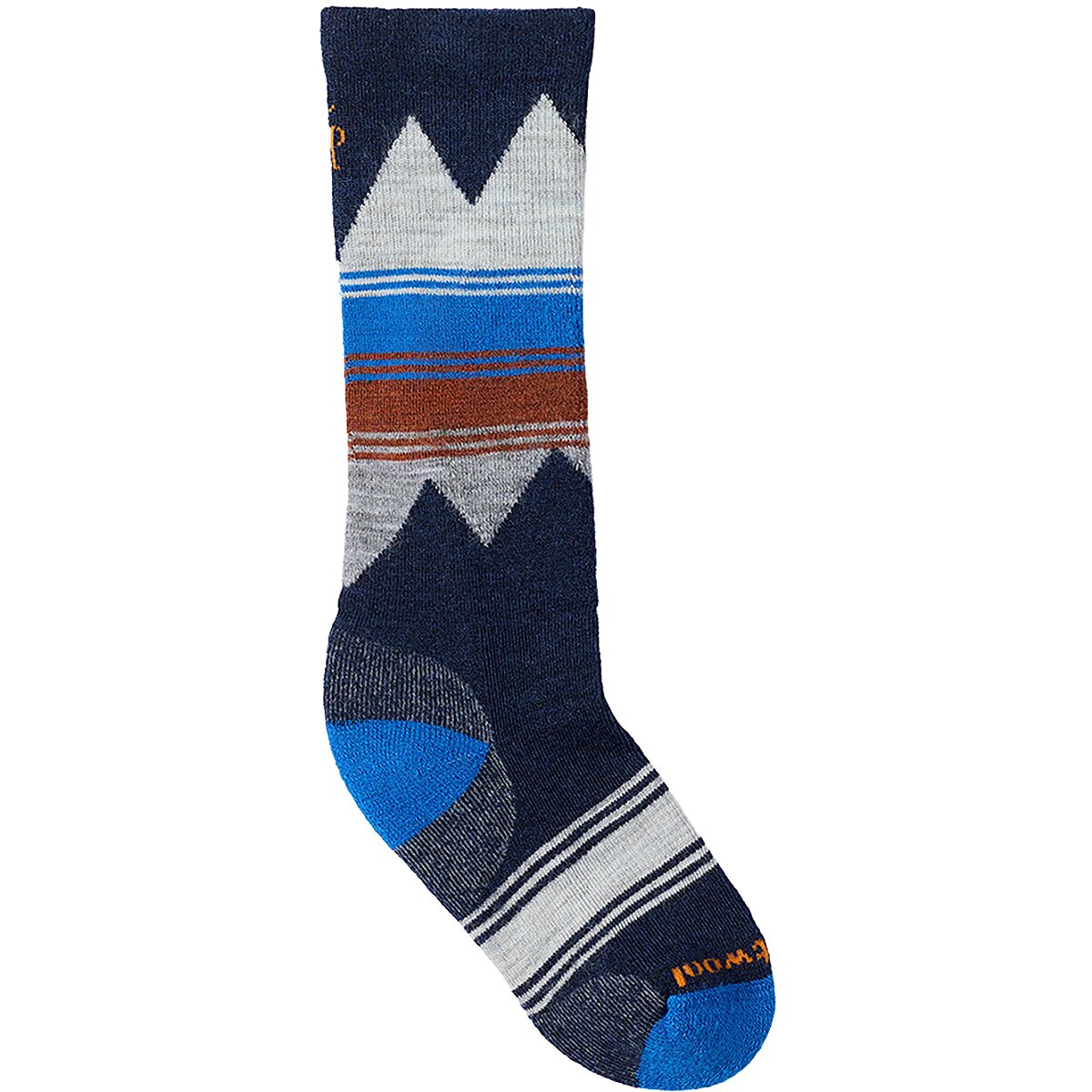 Image of Smartwool Ski Light Cushion OTC Sock - Kids' Deep Navy, XS