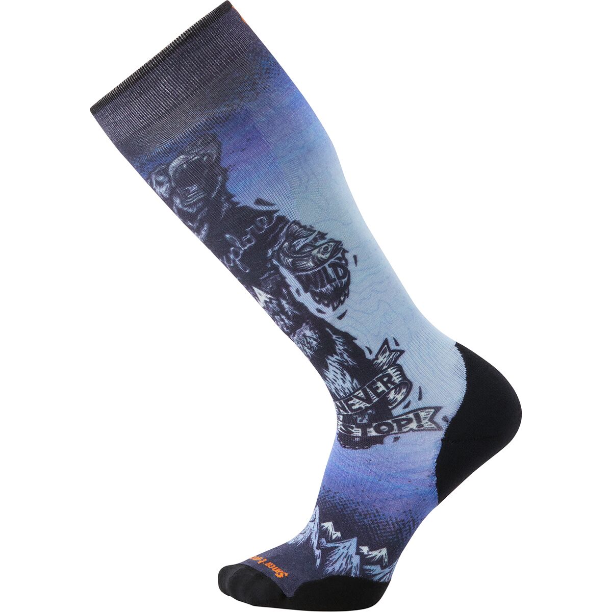 Smartwool Ski Targeted Cushion Always Explore Print OTC Sock product image