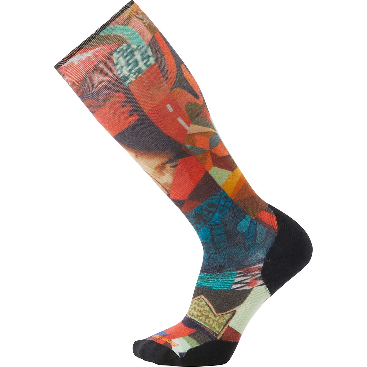 Smartwool Ski Targeted Cushion Mosaic Snowball Print OTC Sock product image