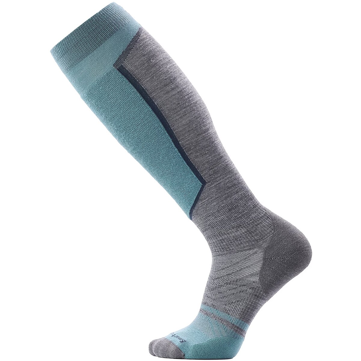 Image of Smartwool Ski Targeted Cushion OTC Sock Dusty Teal, L