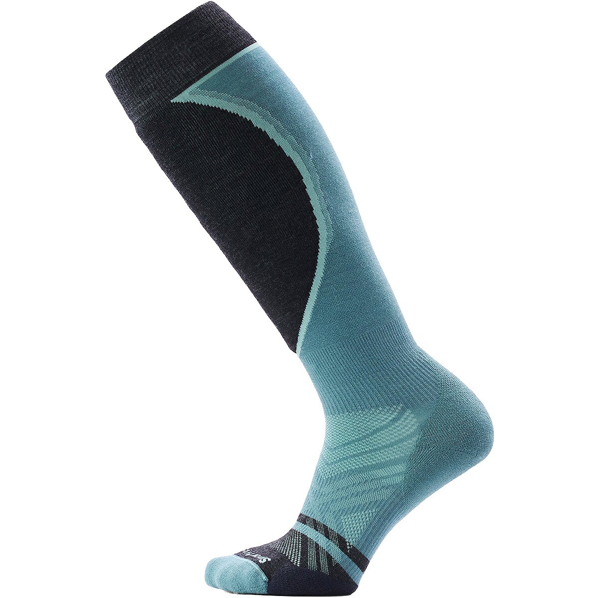 Image of Smartwool Ski Targeted Cushion OTC Sock - Women's Dusty Teal, S