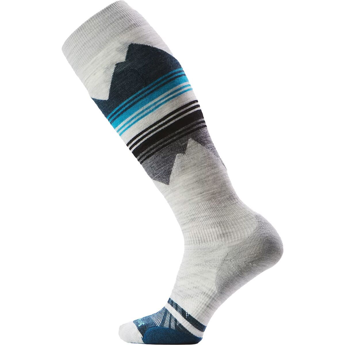 Image of Smartwool Ski Targeted Cushion Pattern OTC Sock - Women's Ash, M