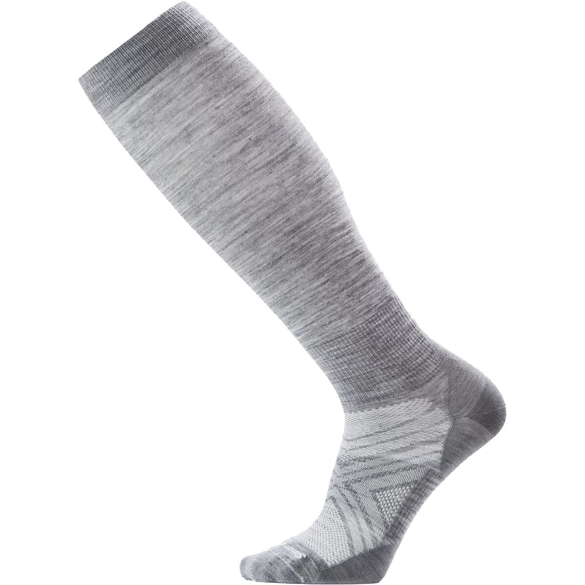 Image of Smartwool Ski Zero Cushion OTC Sock Light Gray, XL
