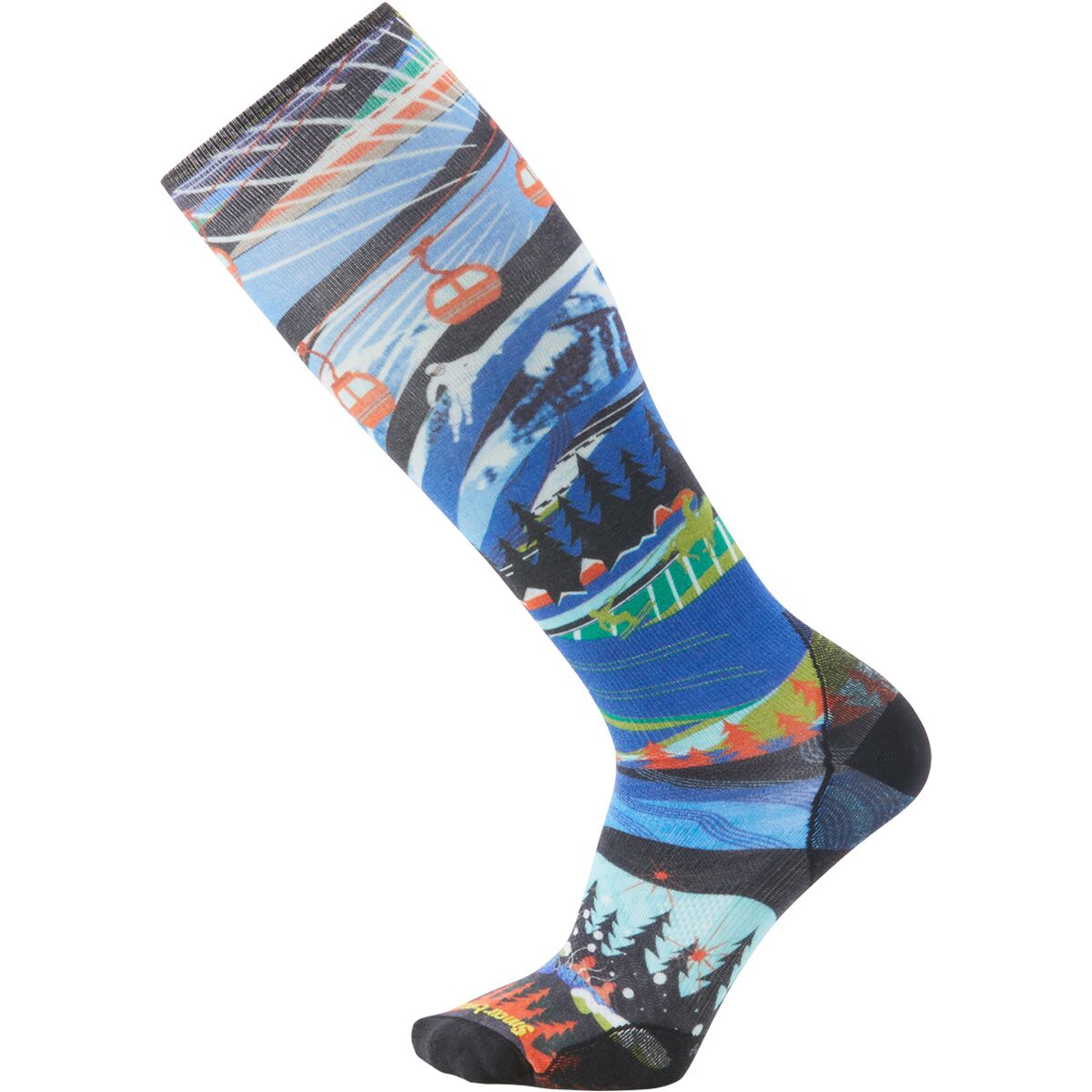 Smartwool Ski Zero Cushion Skication Print OTC Sock product image