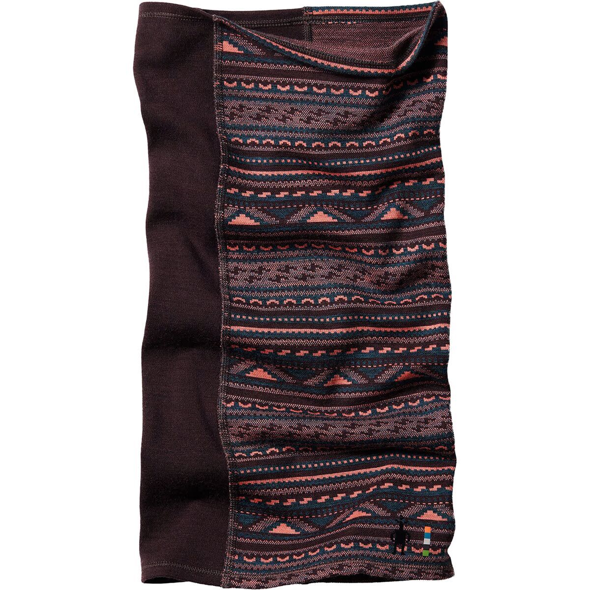 Smartwool Thermal Merino Colorblock Neck Gaiter Coral Reef Summit Soul, One Size