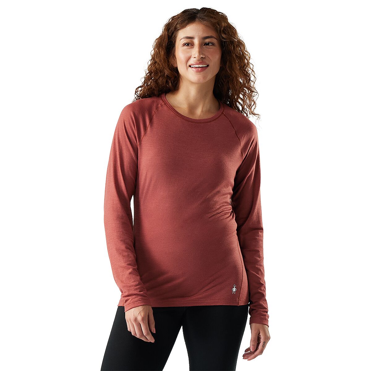 Image of Smartwool Classic All-Season Merino Base Layer Long-Sleeve - Women's Burnt Sienna, S
