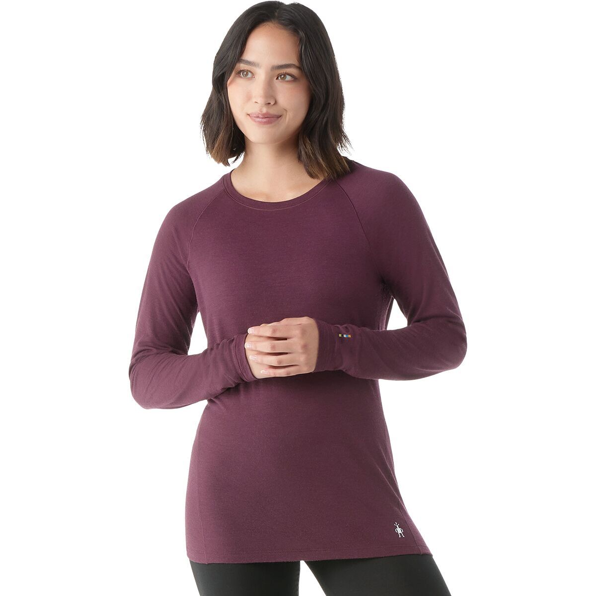 Smartwool Classic All-Season Merino Base Layer Long-Sleeve - Women's Eggplant, XL