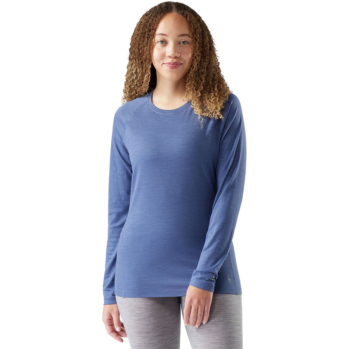 Image of Smartwool Classic All-Season Merino Base Layer Long-Sleeve - Women's Nightfall Blue, S